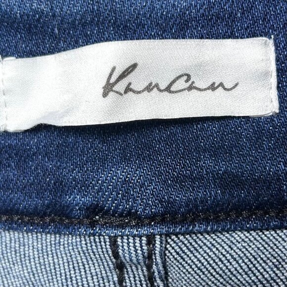 KanCan 3/25 Tall Jeans Casual Dark Collegiate School Cuff Stretch - Picture 6 of 8
